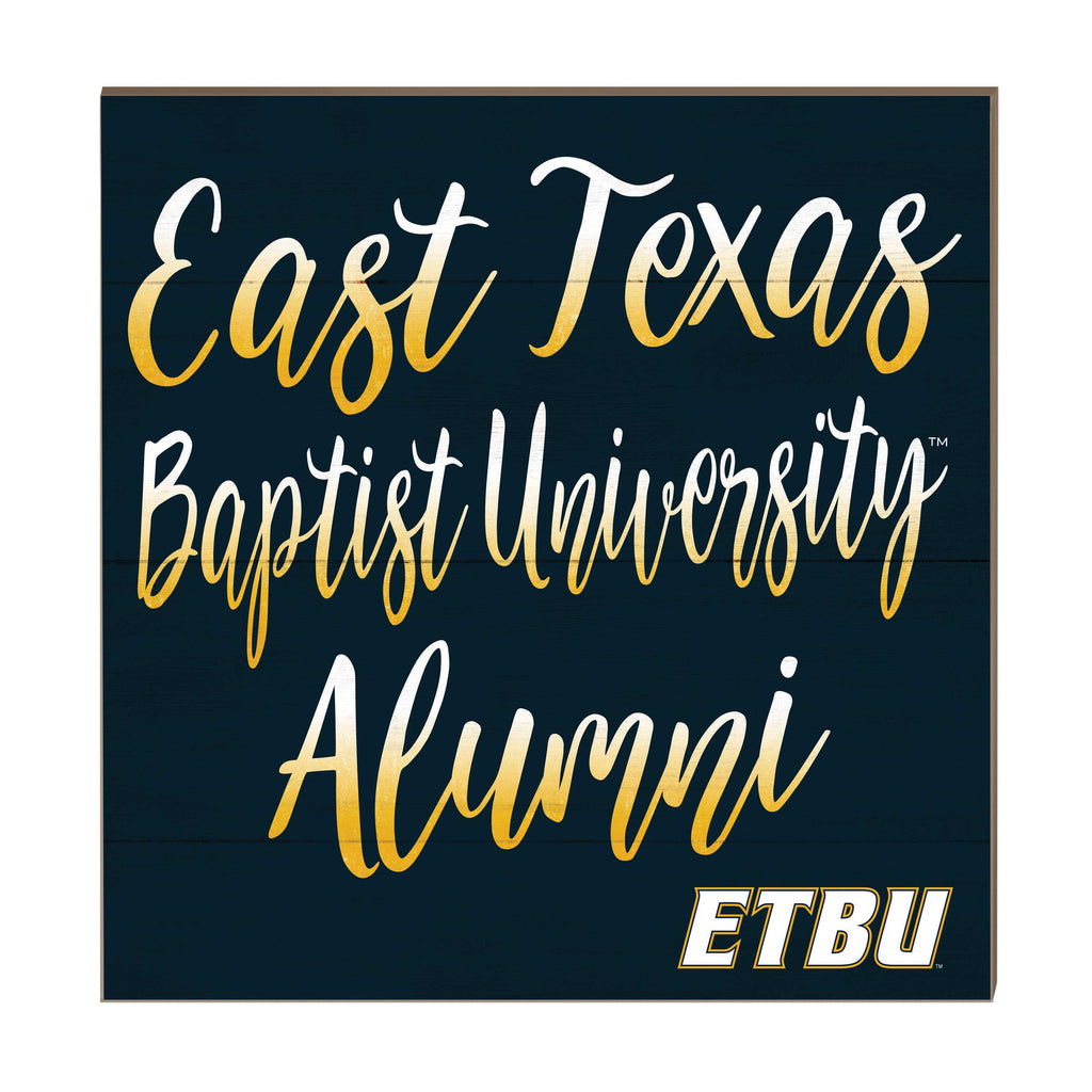10x10 Team Alumni Sign East Texas Baptist Tigers