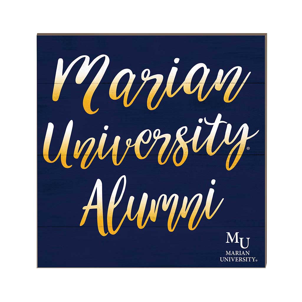 10x10 Team Alumni Sign Marian University Knights