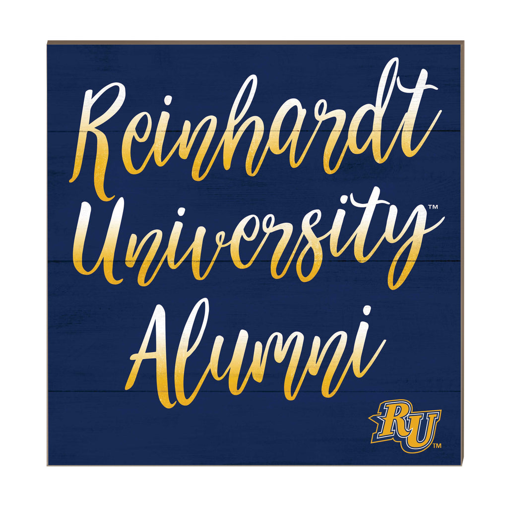 10x10 Team Alumni Sign Reinhardt University Eagles