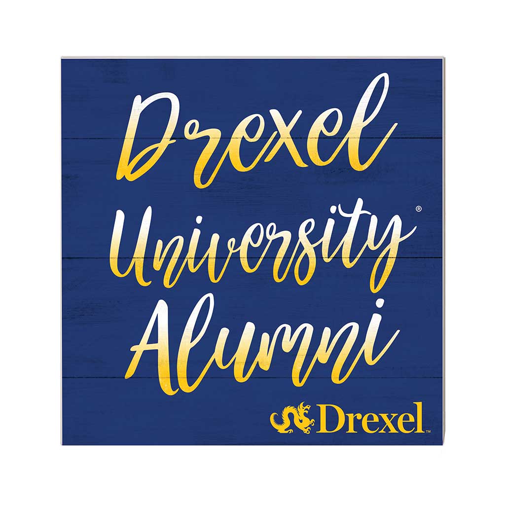 10x10 Team Alumni Sign Drexel Dragons