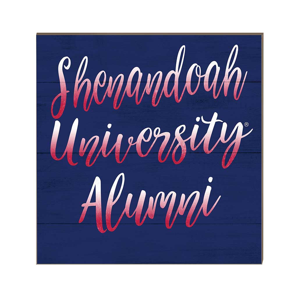 10x10 Team Alumni Sign Shenandoah University Hornets