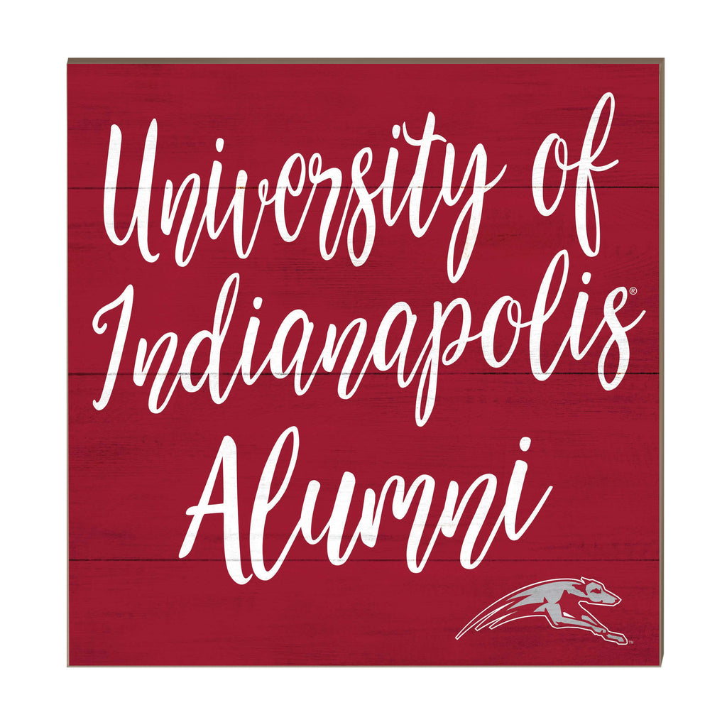 10x10 Team Alumni Sign University of Indianapolis Greyhounds