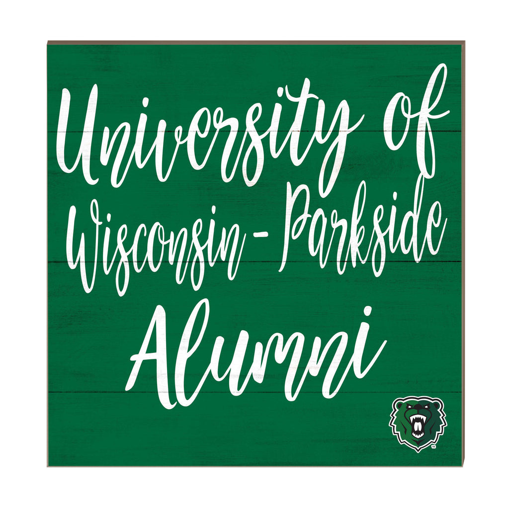 10x10 Team Alumni Sign University of Wisconsin Parkside Rangers