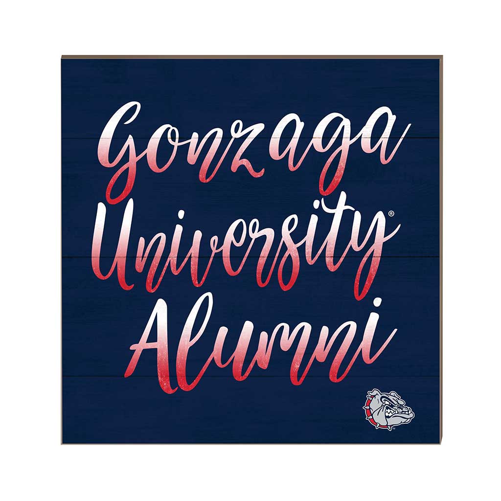 10x10 Team Alumni Sign Gonzaga Bulldogs