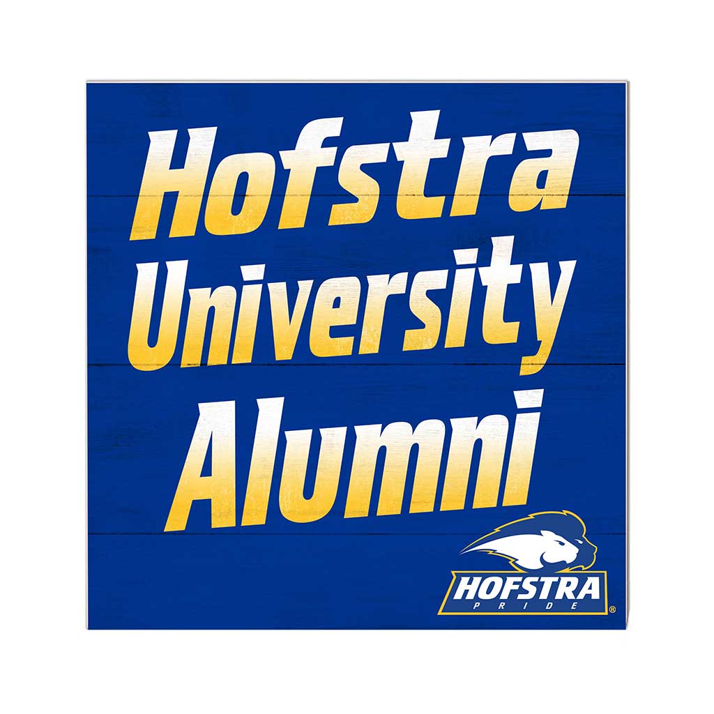 10x10 Team Alumni Sign Hofstra Pride