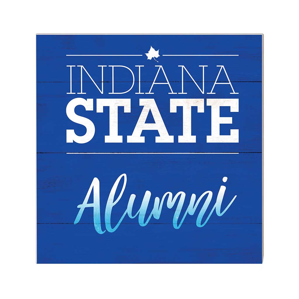 10x10 Team Alumni Sign Indiana State Sycamores