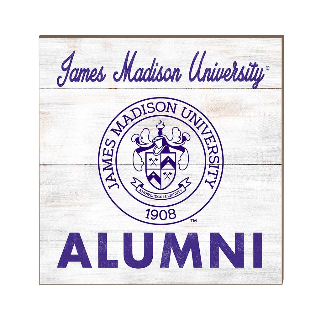 10x10 Team Alumni Sign James Madison Dukes - SPECIAL