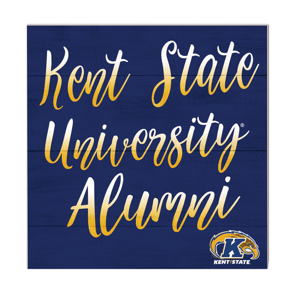10x10 Team Alumni Sign Kent State Golden Flashes
