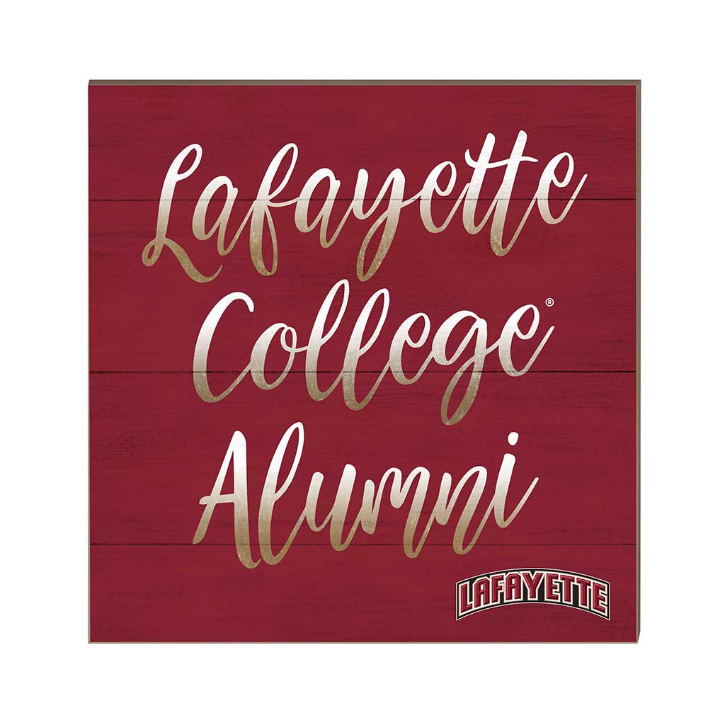10x10 Team Alumni Sign Lafayette College Leopards