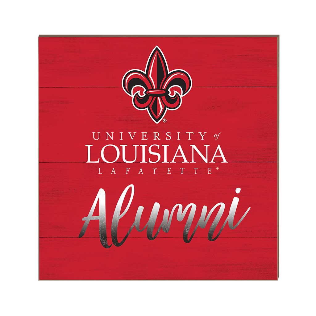 10x10 Team Alumni Sign Louisiana State Lafayette Ragin Cajuns