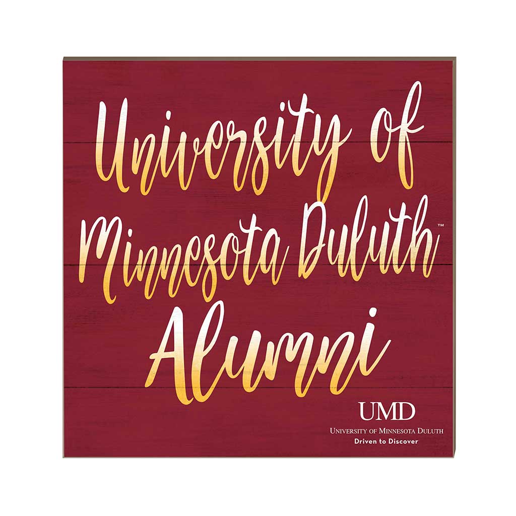 10x10 Team Alumni Sign Minnesota (Duluth) Bulldogs