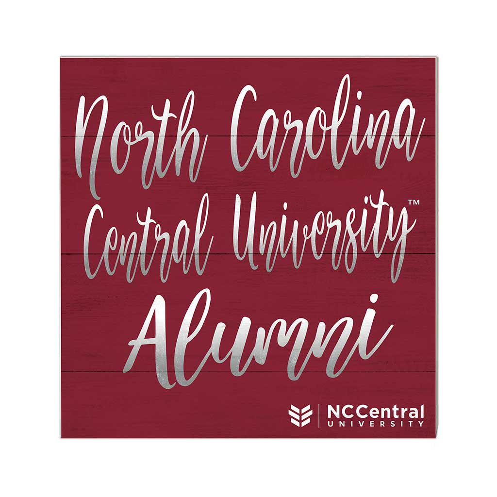 10x10 Team Alumni Sign North Carolina Central Eagles