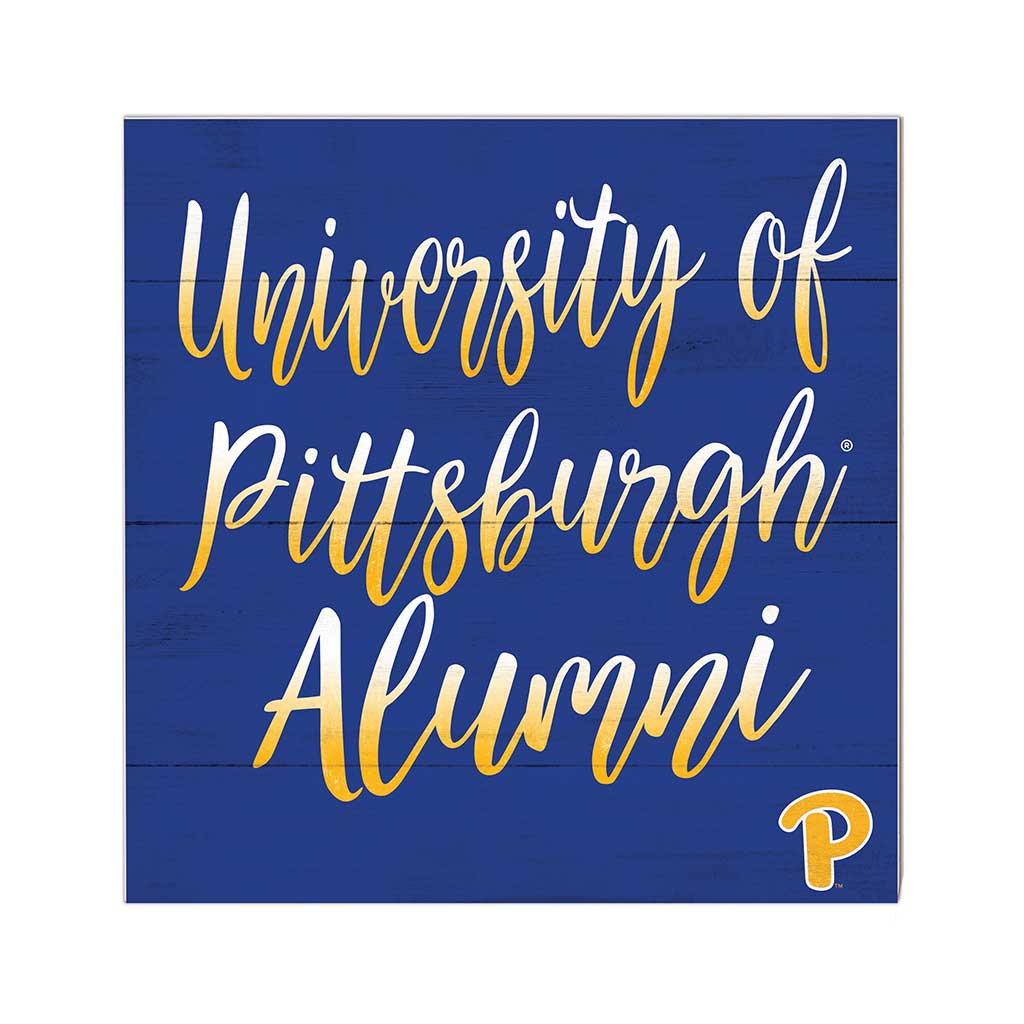 10x10 Team Alumni Sign Pittsburgh Panthers