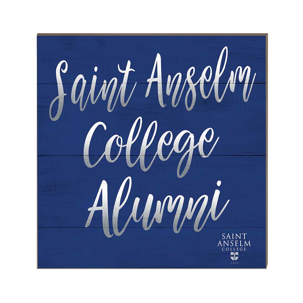 10x10 Team Alumni Sign Saint Anselm College Hawks