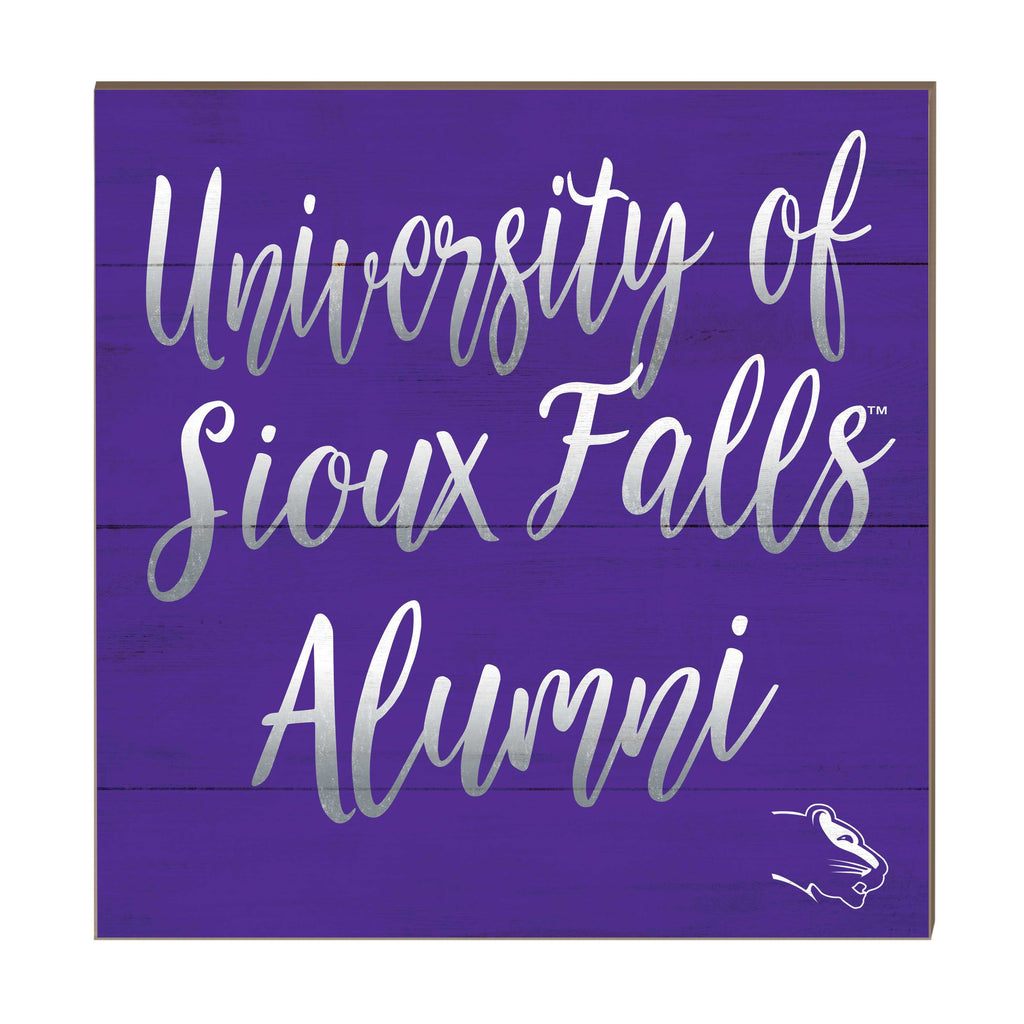 10x10 Team Alumni Sign Sioux Falls Cougars