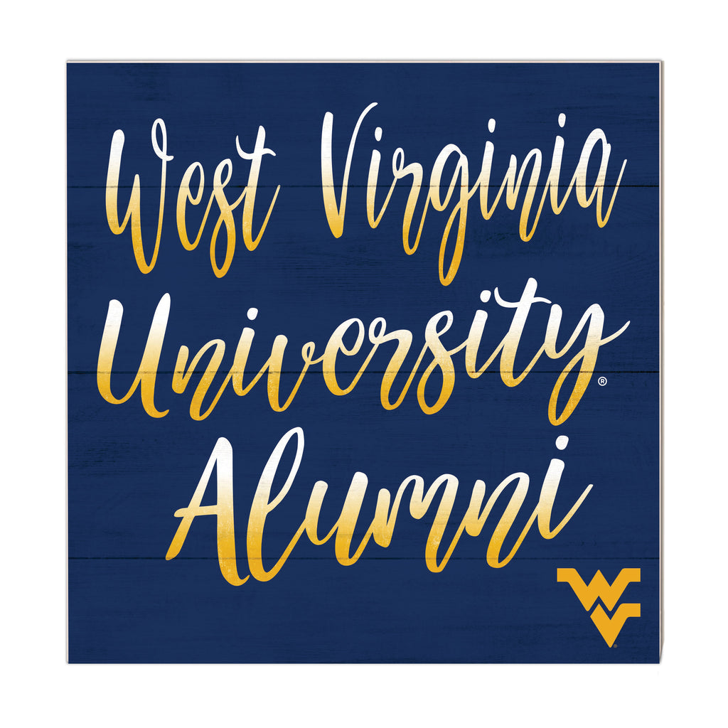 10x10 Team Alumni Sign West Virginia Mountaineers