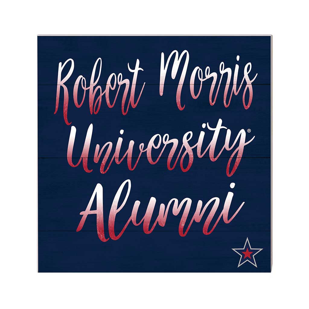 10x10 Team Alumni Sign Robert Morris University Colonials