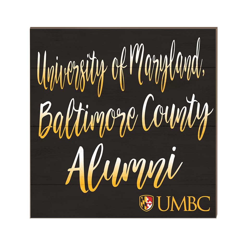 10x10 Team Alumni Sign University of Maryland- Baltimore County Retrievers