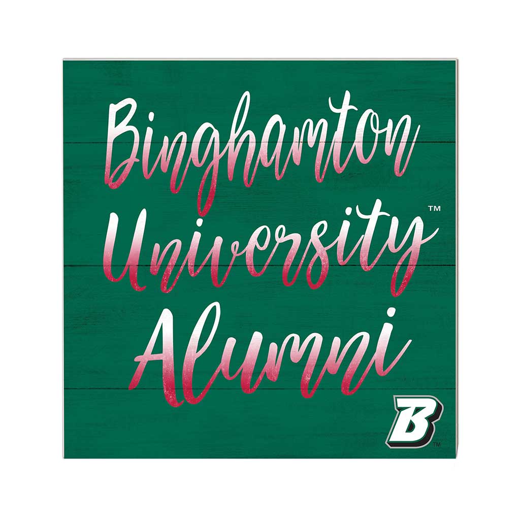10x10 Team Alumni Sign Binghamton Bearcats