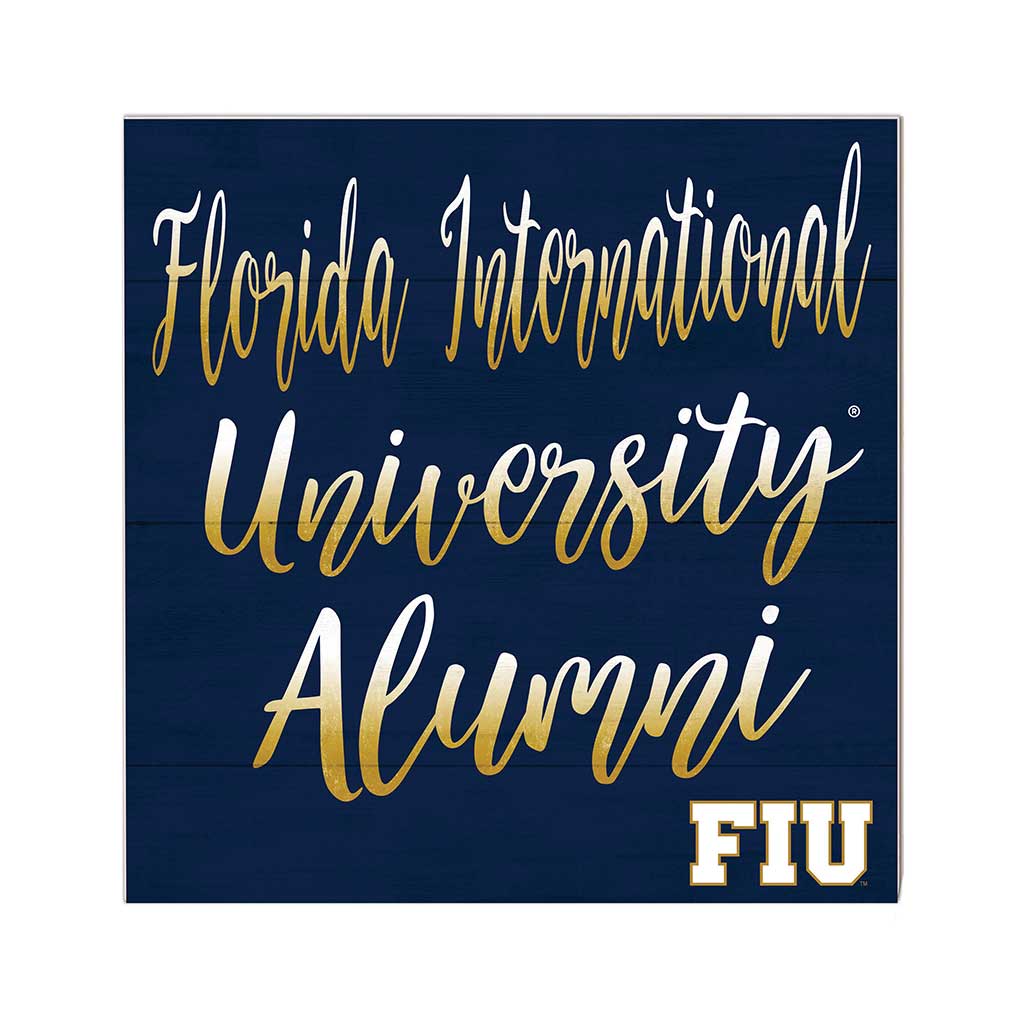 10x10 Team Alumni Sign Florida International University Golden Panthers