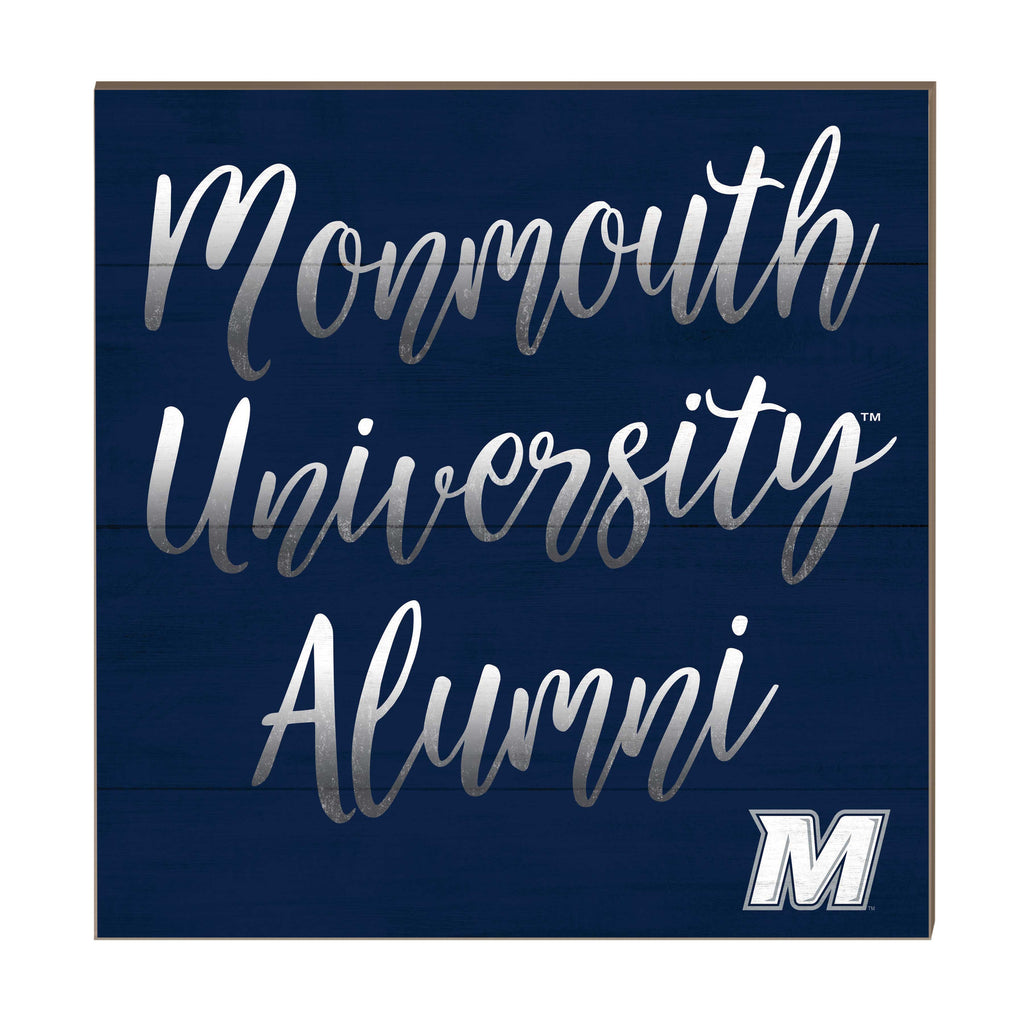 10x10 Team Alumni Sign Monmouth Hawks