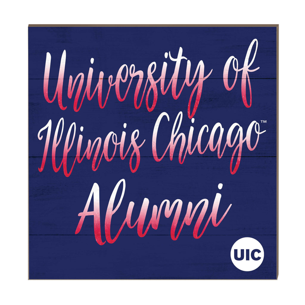 10x10 Team Alumni Sign Illinois Chicago Flames
