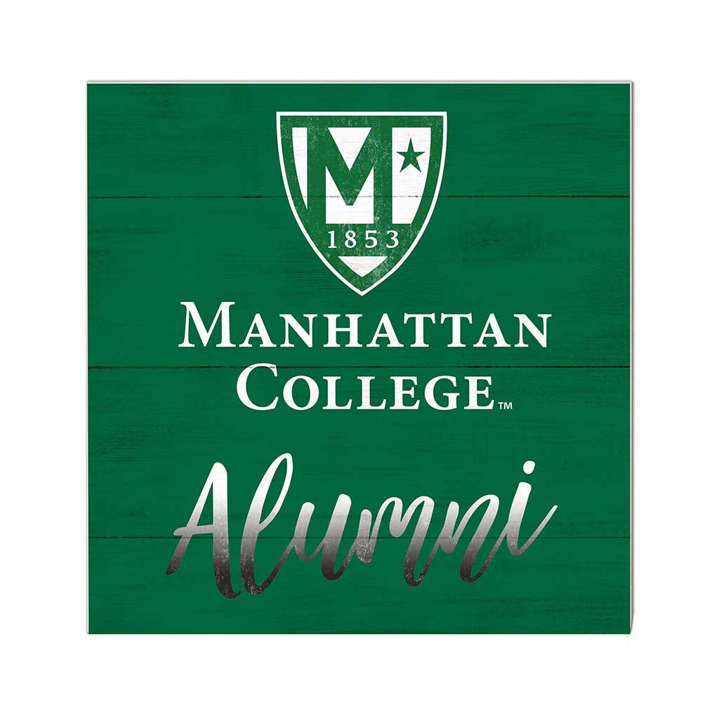 10x10 Team Alumni Sign Manhattan Jaspers