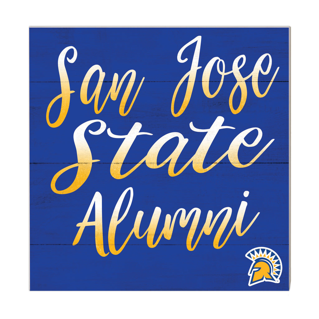 10x10 Team Alumni Sign San Jose State Spartans