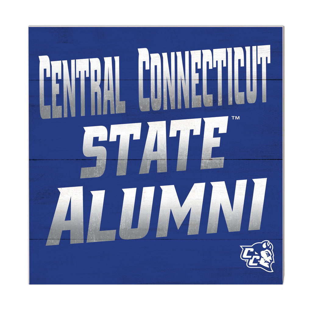 10x10 Team Alumni Sign Central Connecticut State Blue Devils