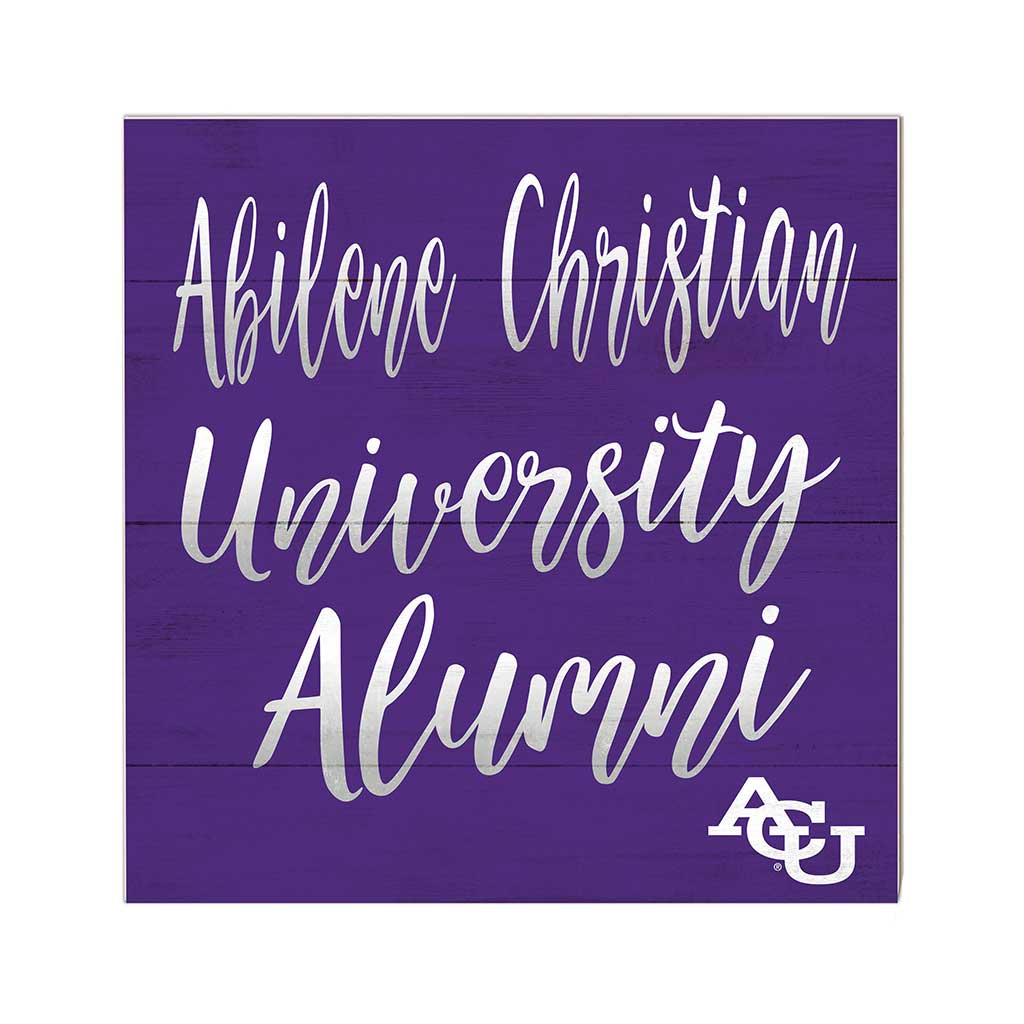 10x10 Team Alumni Sign Abilene Christian Wildcats