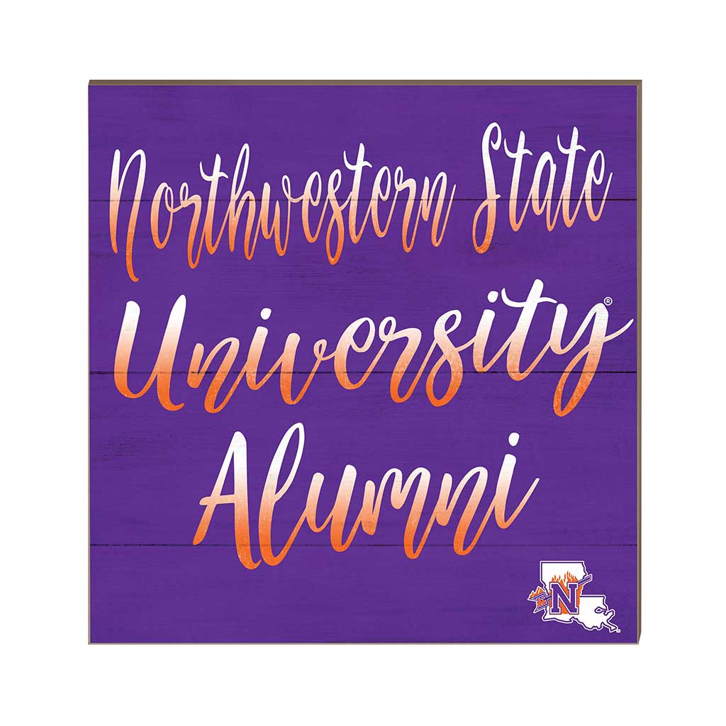 10x10 Team Alumni Sign Northwestern State Demons