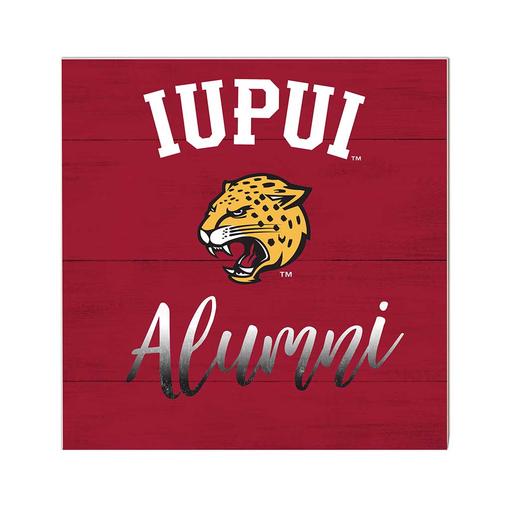 10x10 Team Alumni Sign Indiana-Purdue Indianapolis Jaguars