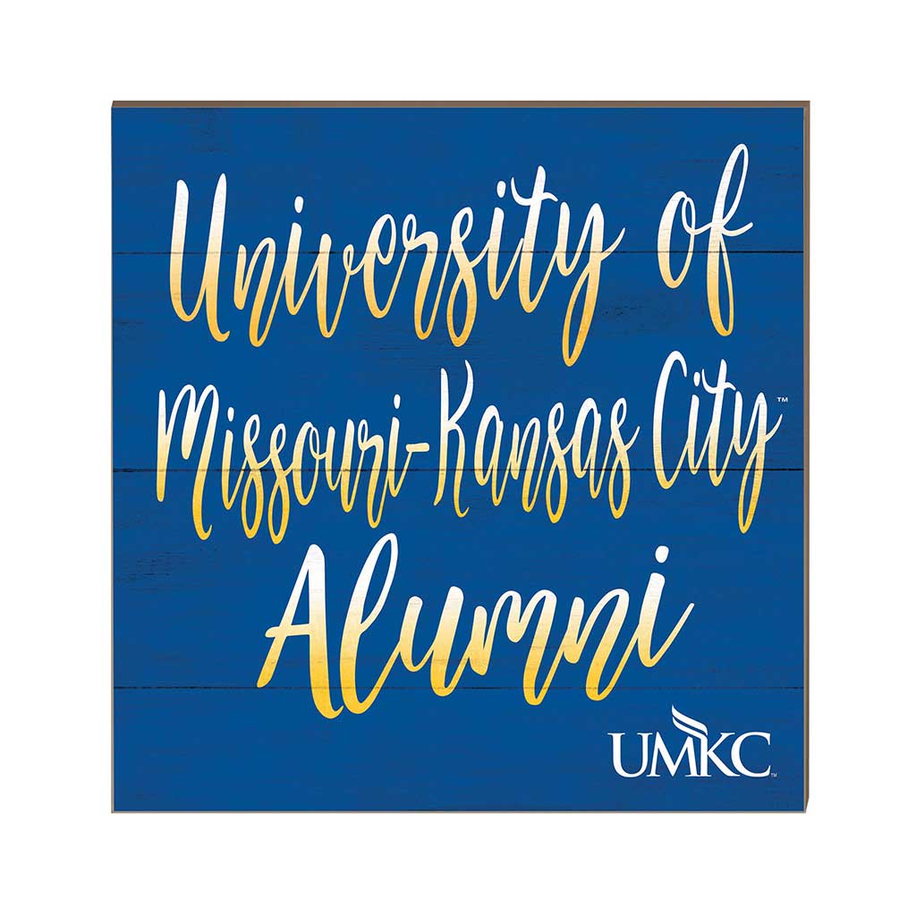 10x10 Team Alumni Sign Missouri Kansas City Kangaroos