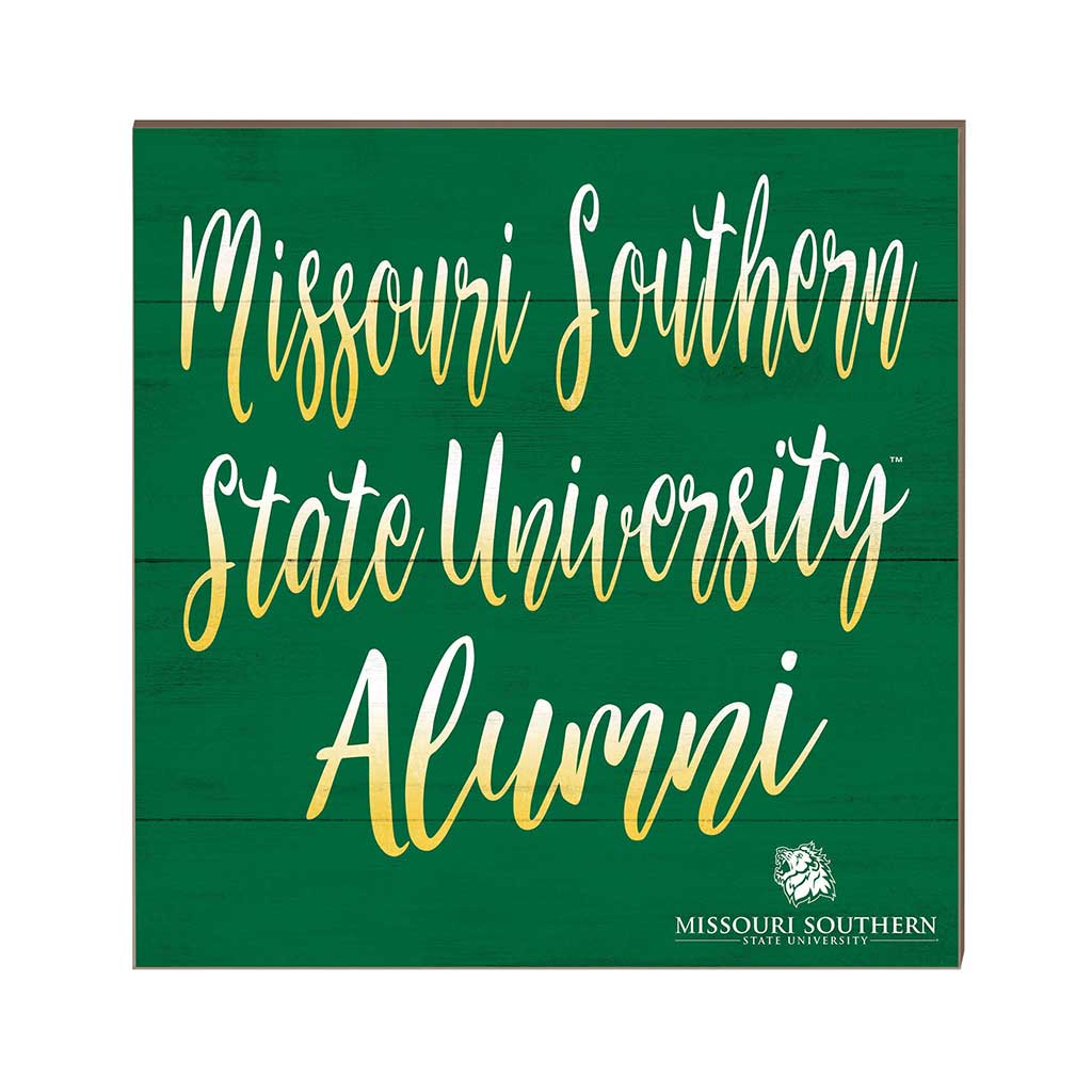10x10 Team Alumni Sign Missouri Southern State University Lions