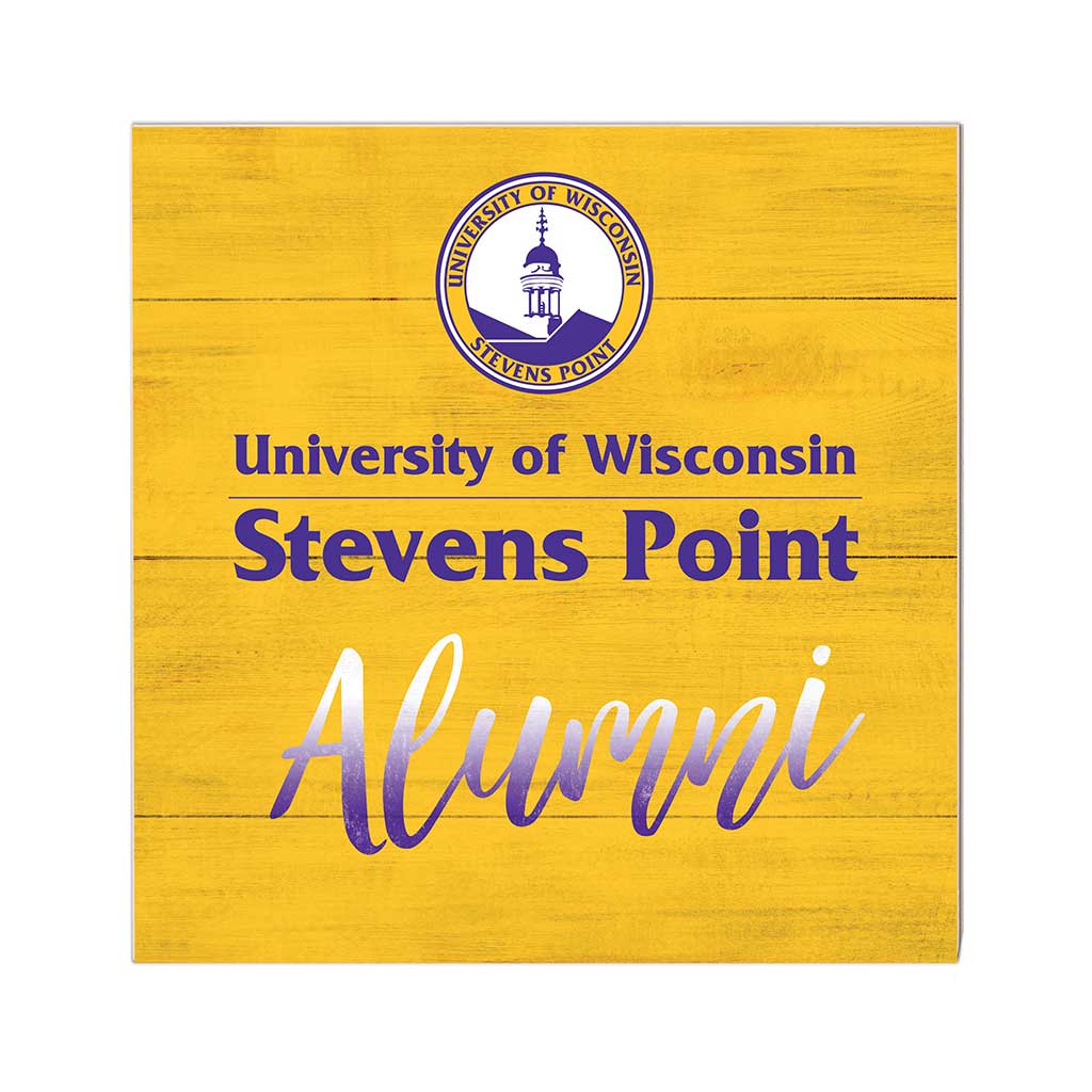 10x10 Team Alumni Sign University of Wisconsin Steven's Point Pointers