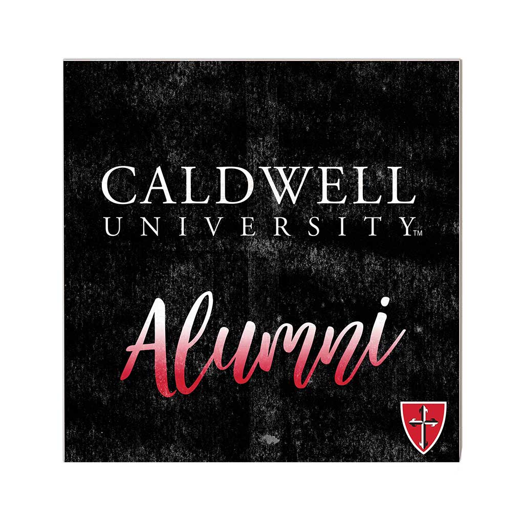 10x10 Team Alumni Sign Caldwell University COUGARS