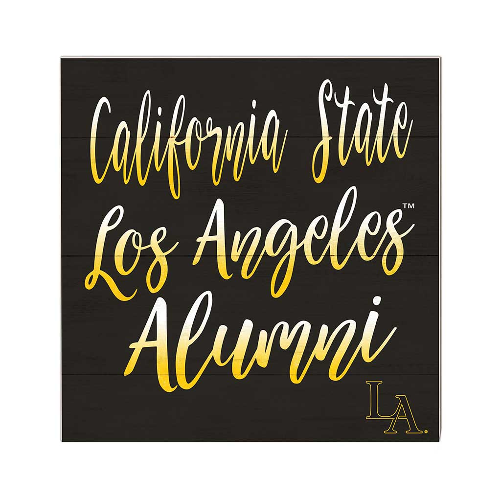 10x10 Team Alumni Sign California State - Los Angeles GOLDEN EAGLES