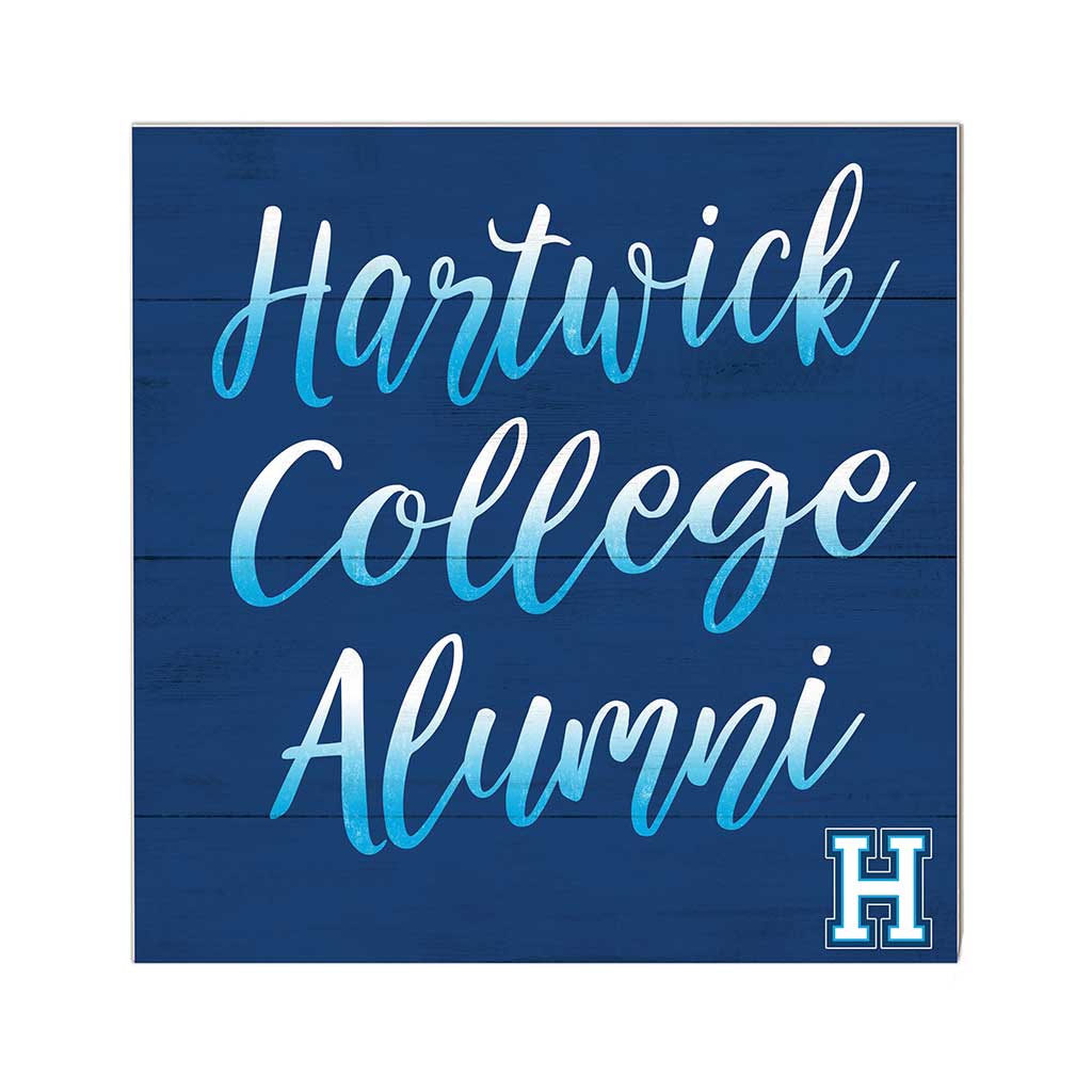 10x10 Team Alumni Sign Hartwick College HAWKS