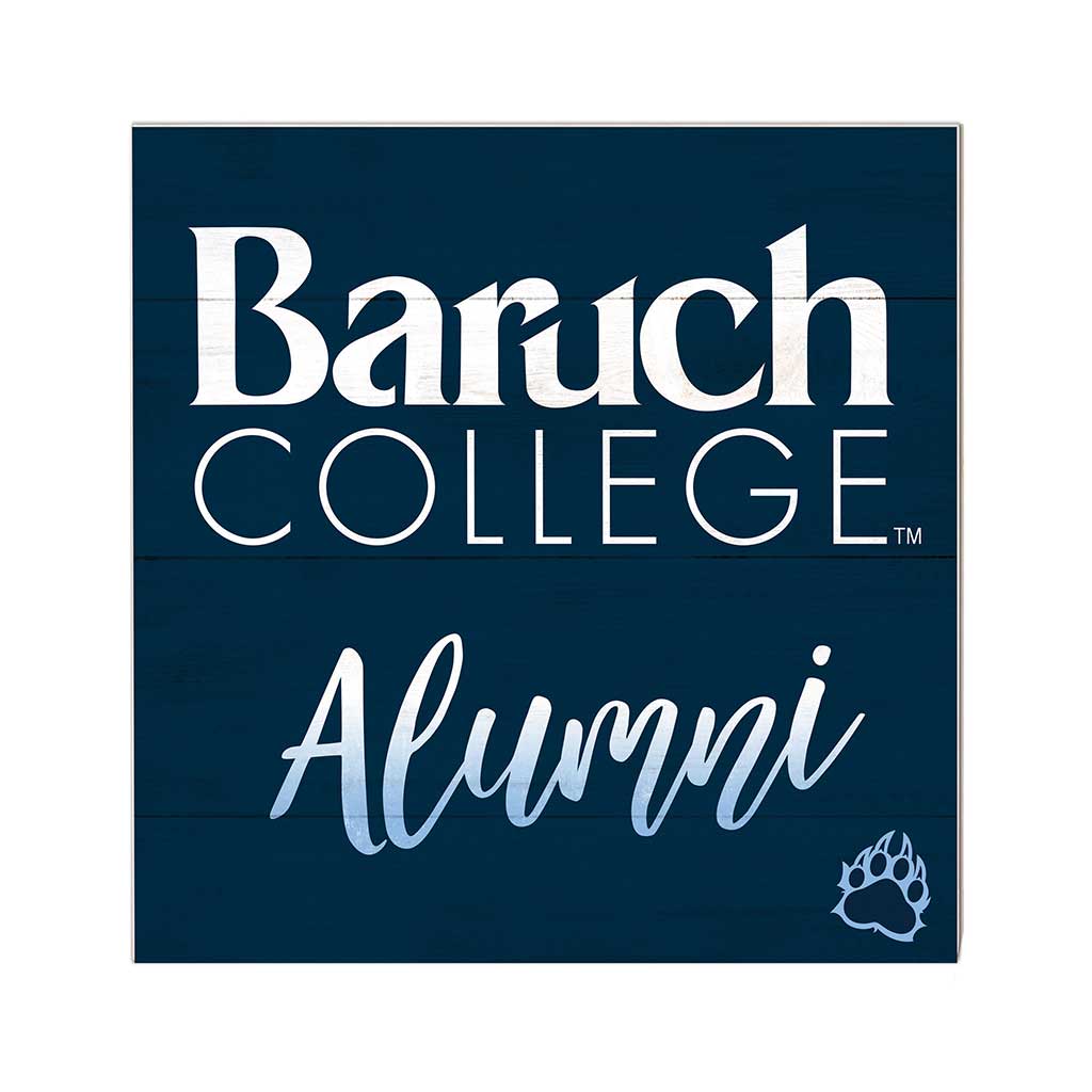10x10 Team Alumni Sign Baruch College Bearcats