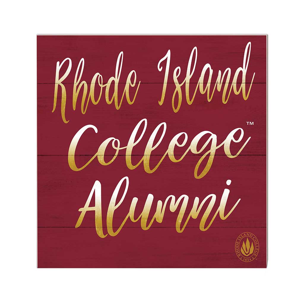 10x10 Team Alumni Sign Rhode Island College Anchormen