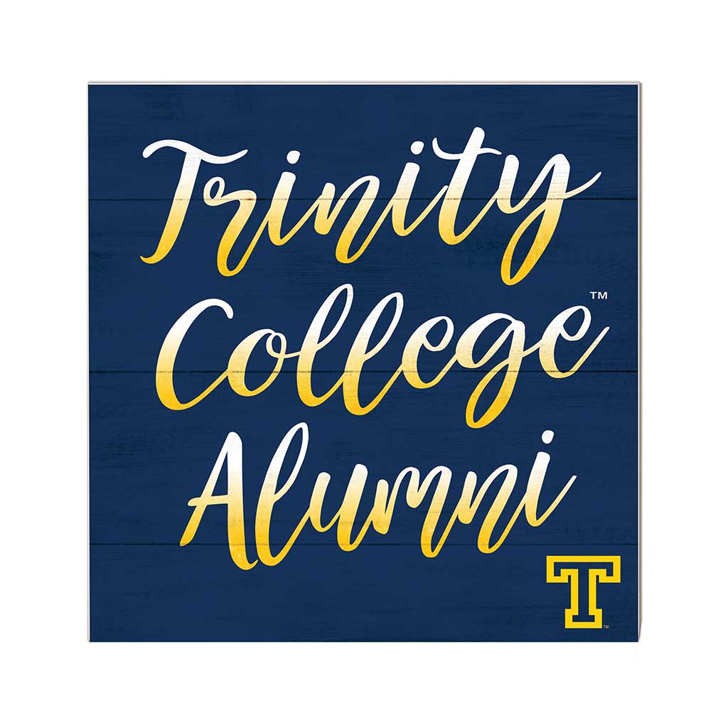 10x10 Team Alumni Sign Trinity College Bantams