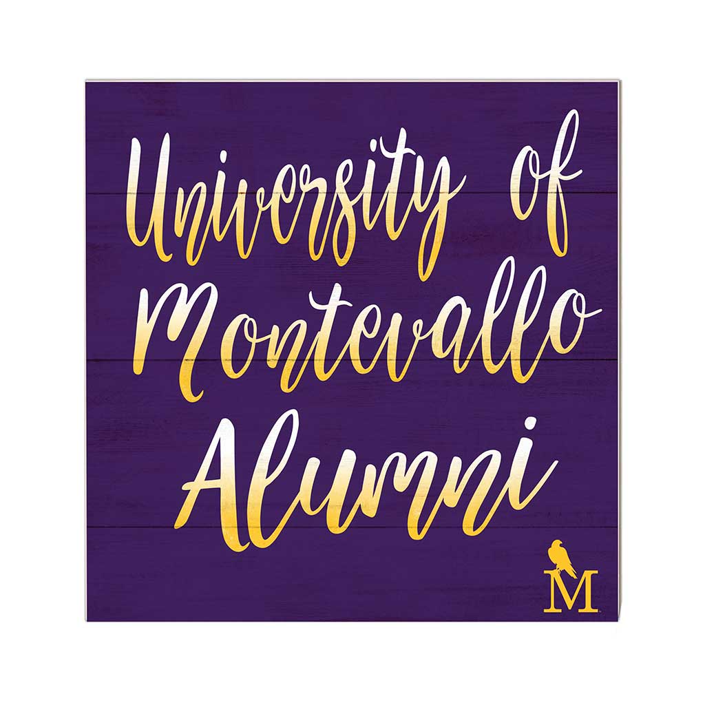 10x10 Team Alumni Sign University of Montevallo Falcons