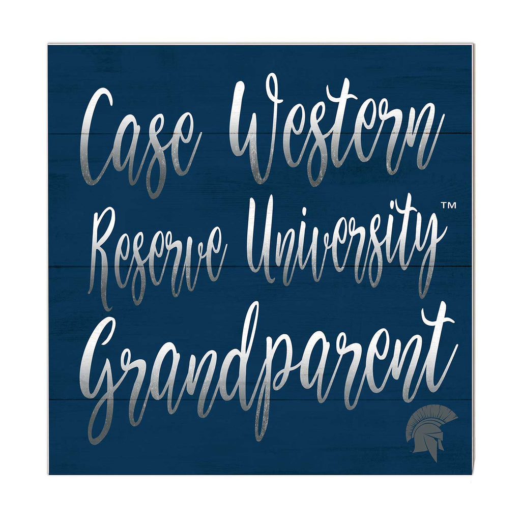 10x10 Team Grandparents Sign Case Western Reserve University Spartans