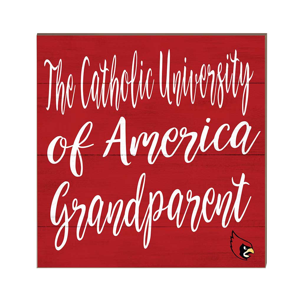 10x10 Team Grandparents Sign The Catholic University of America Cardinals