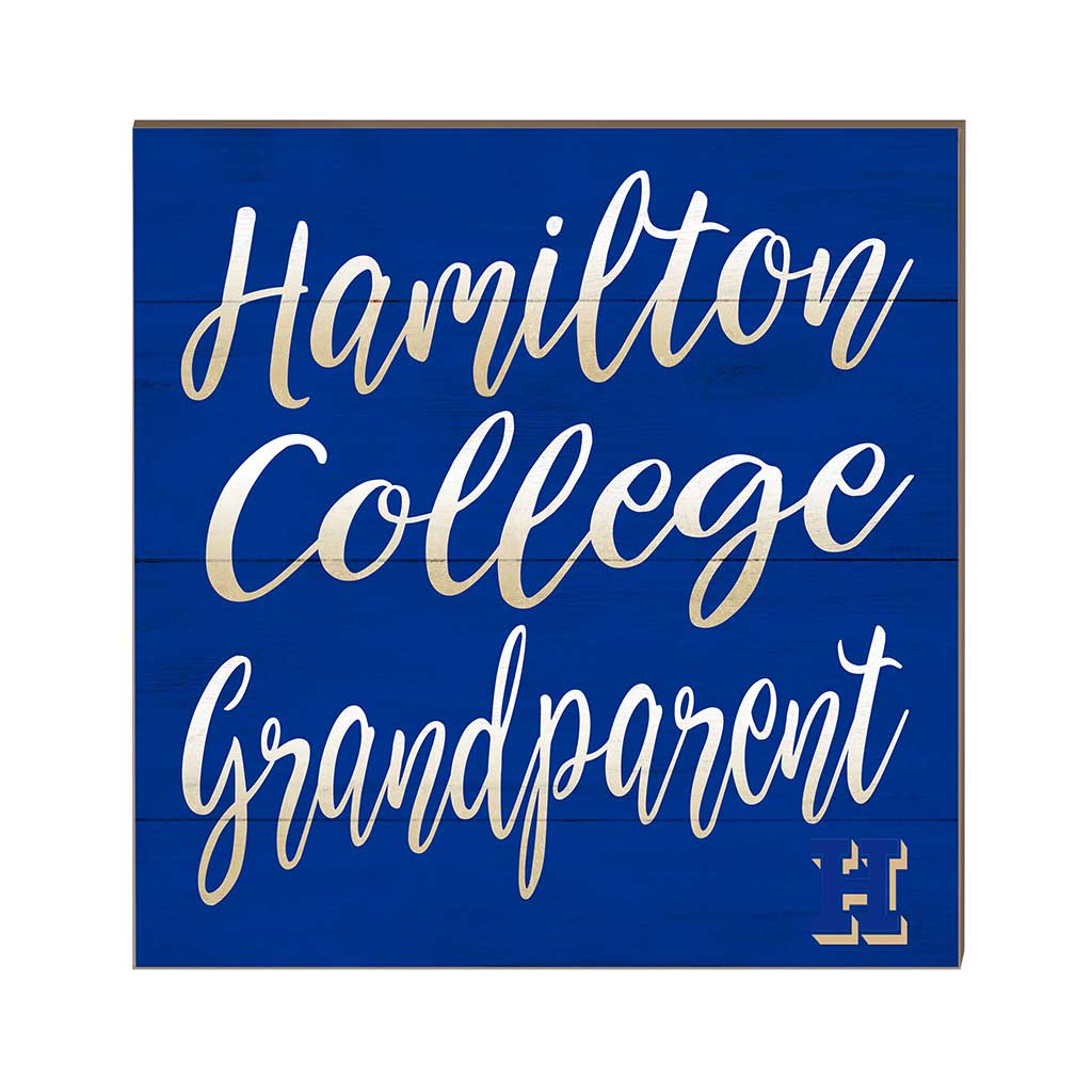 10x10 Team Grandparents Sign Hamilton College Continentals