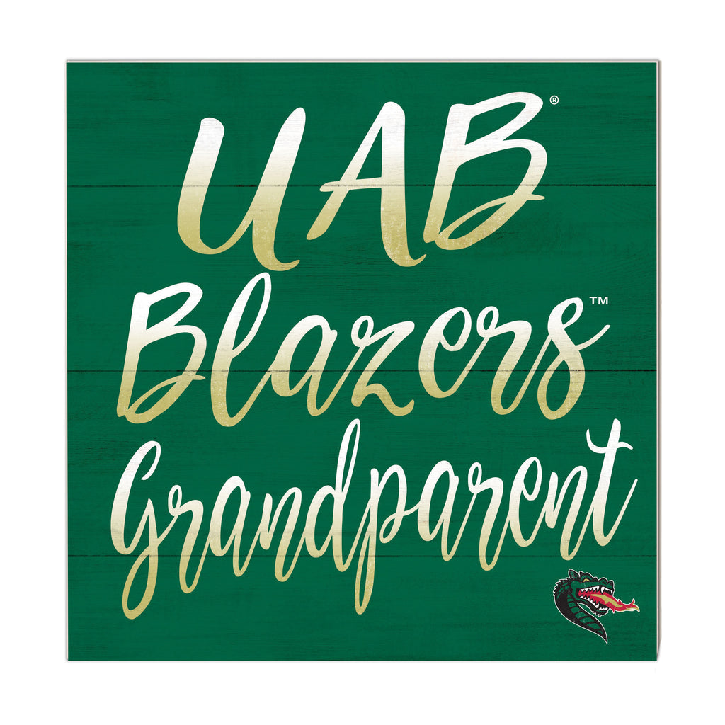 10x10 Team Grandparents Sign Alabama Birmingham Blazers