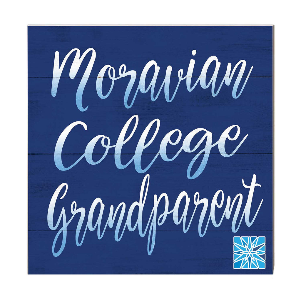 10x10 Team Grandparents Sign Moravian College Greyhounds