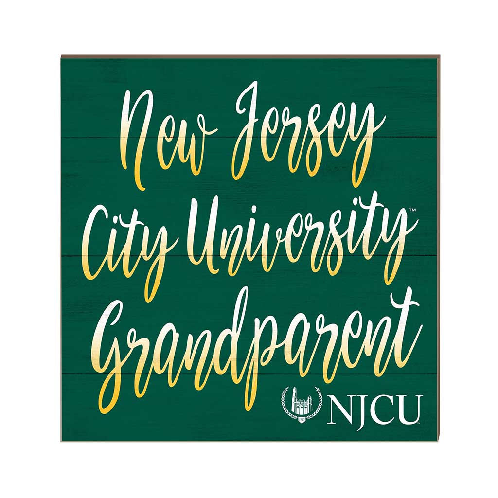 10x10 Team Grandparents Sign New Jersey City University Gothic Knights