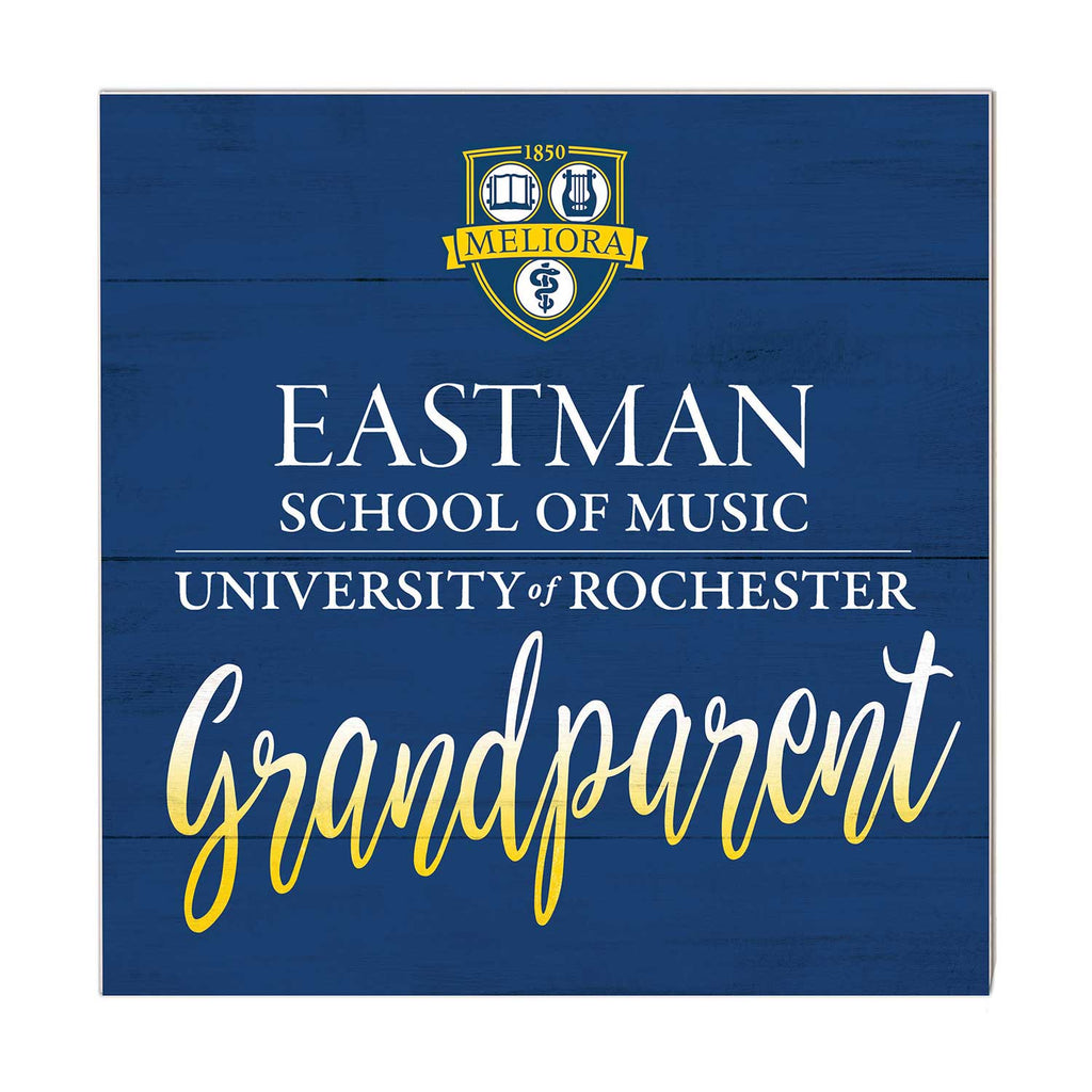 10x10 Team Grandparents Sign University of Rochester - The Eastman School of Music Eastman