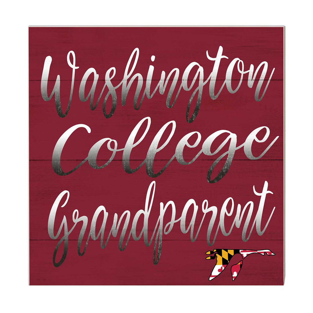 10x10 Team Grandparents Sign Washington College Shoremen/Shorewomen